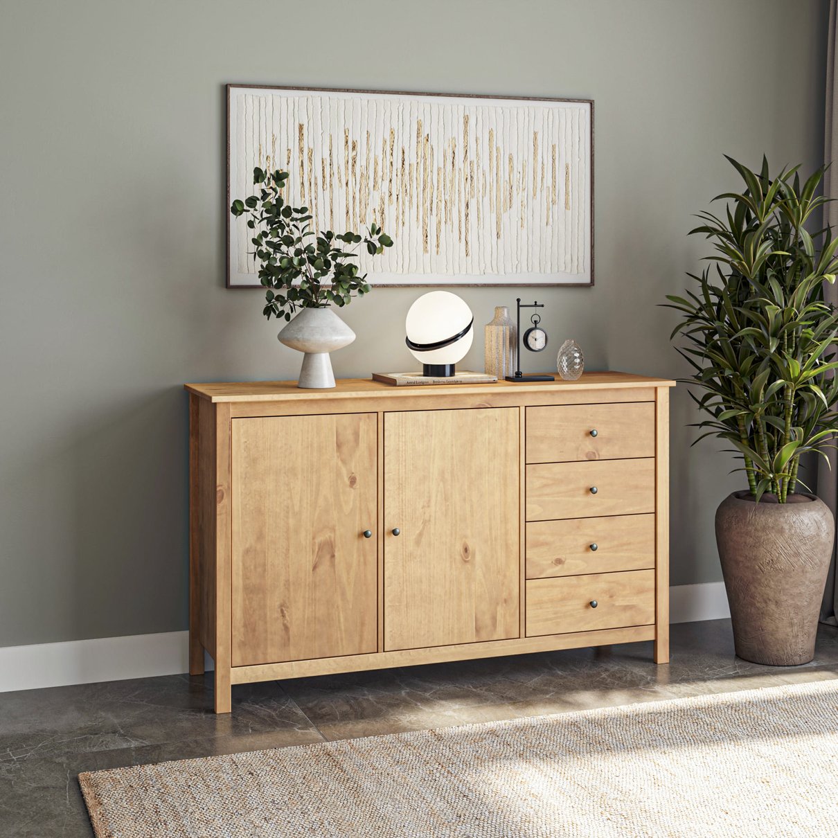 05 balcao madri 2 portas 4 gavetas